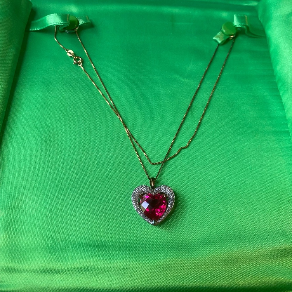 JCPenny 18in. Heart Necklace